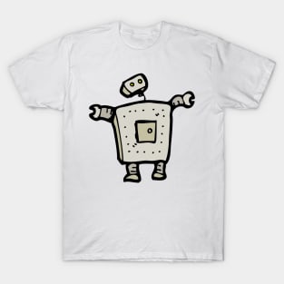 Square Shaped Robot T-Shirt